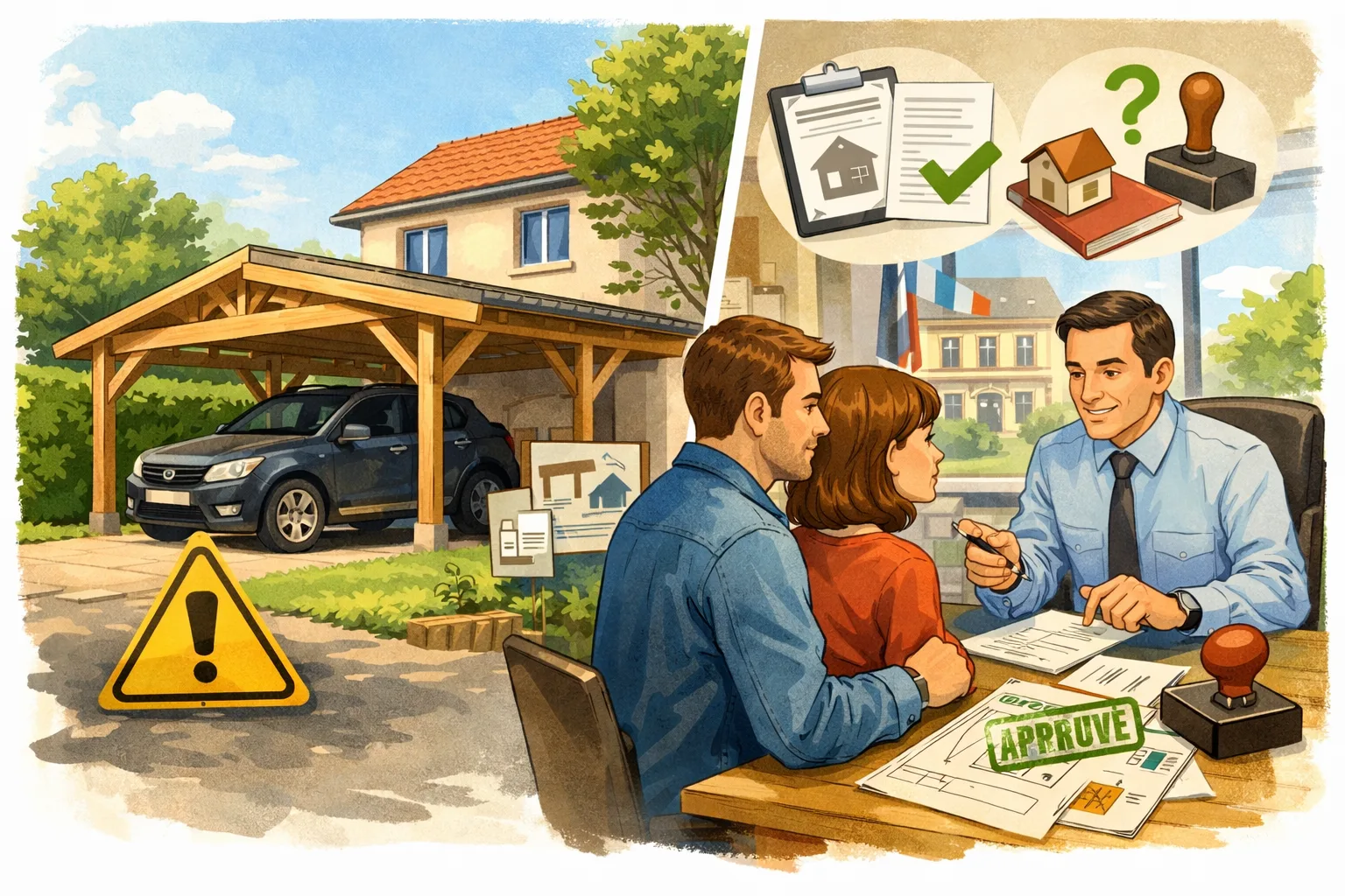 Quelles autorisations administratives pour installer un carport ?